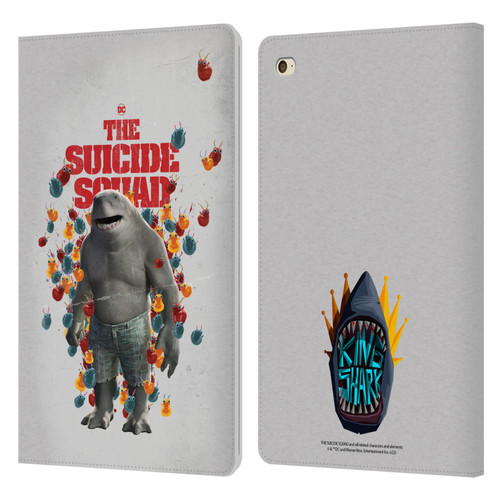 The Suicide Squad 2021 Character Poster King Shark Leather Book Wallet Case Cover For Apple iPad mini 4