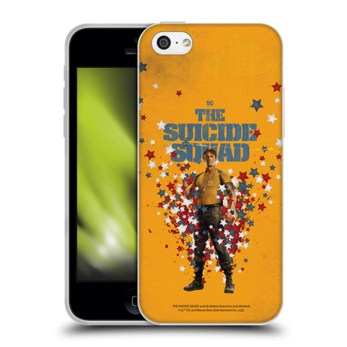 The Suicide Squad 2021 Character Poster Rick Flag Soft Gel Case for Apple iPhone 5c