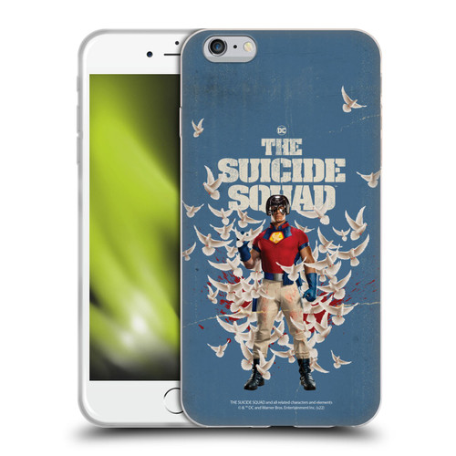 The Suicide Squad 2021 Character Poster Peacemaker Soft Gel Case for Apple iPhone 6 Plus / iPhone 6s Plus