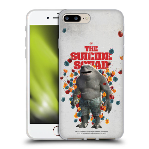 The Suicide Squad 2021 Character Poster King Shark Soft Gel Case for Apple iPhone 7 Plus / iPhone 8 Plus