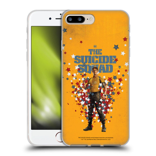 The Suicide Squad 2021 Character Poster Rick Flag Soft Gel Case for Apple iPhone 7 Plus / iPhone 8 Plus