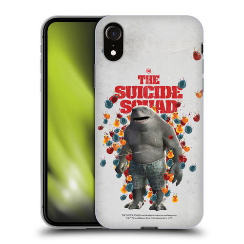 The Suicide Squad 2021 Character Poster King Shark Soft Gel Case for Apple iPhone XR