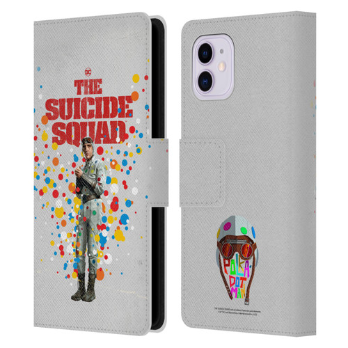 The Suicide Squad 2021 Character Poster Polkadot Man Leather Book Wallet Case Cover For Apple iPhone 11