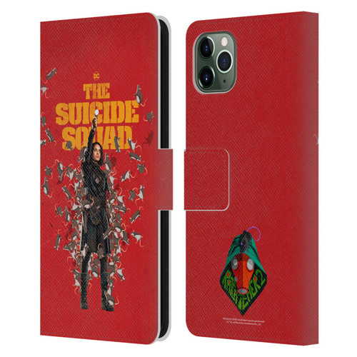 The Suicide Squad 2021 Character Poster Ratcatcher Leather Book Wallet Case Cover For Apple iPhone 11 Pro Max