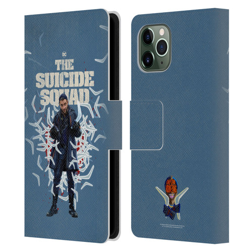 The Suicide Squad 2021 Character Poster Captain Boomerang Leather Book Wallet Case Cover For Apple iPhone 11 Pro