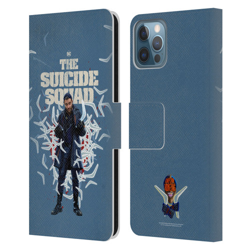 The Suicide Squad 2021 Character Poster Captain Boomerang Leather Book Wallet Case Cover For Apple iPhone 12 / iPhone 12 Pro