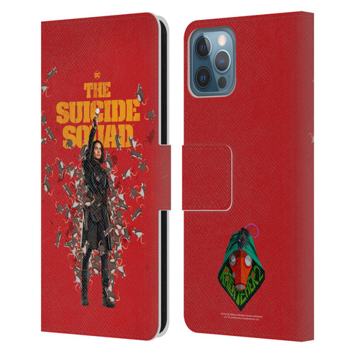 The Suicide Squad 2021 Character Poster Ratcatcher Leather Book Wallet Case Cover For Apple iPhone 12 / iPhone 12 Pro