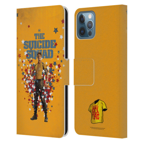 The Suicide Squad 2021 Character Poster Rick Flag Leather Book Wallet Case Cover For Apple iPhone 12 / iPhone 12 Pro