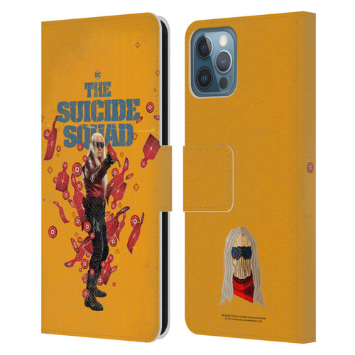 The Suicide Squad 2021 Character Poster Savant Leather Book Wallet Case Cover For Apple iPhone 12 / iPhone 12 Pro