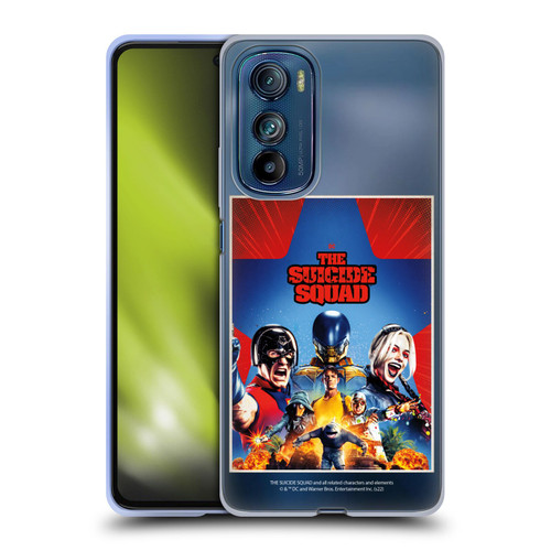 The Suicide Squad 2021 Character Poster Group Soft Gel Case for Motorola Edge 30