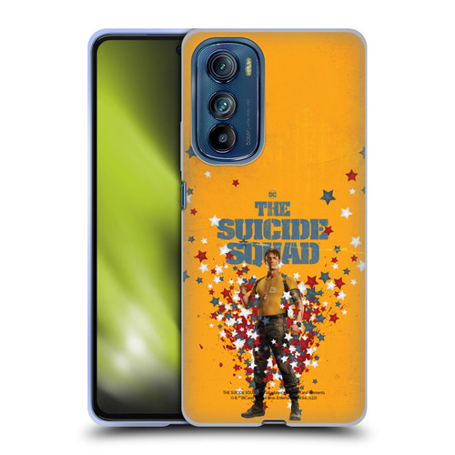 The Suicide Squad 2021 Character Poster Rick Flag Soft Gel Case for Motorola Edge 30