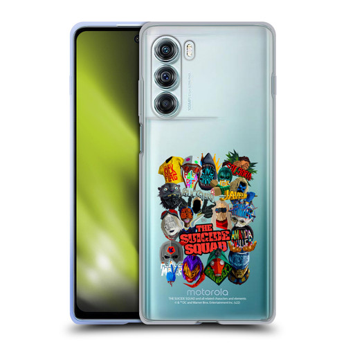 The Suicide Squad 2021 Character Poster Group Head Soft Gel Case for Motorola Edge S30 / Moto G200 5G
