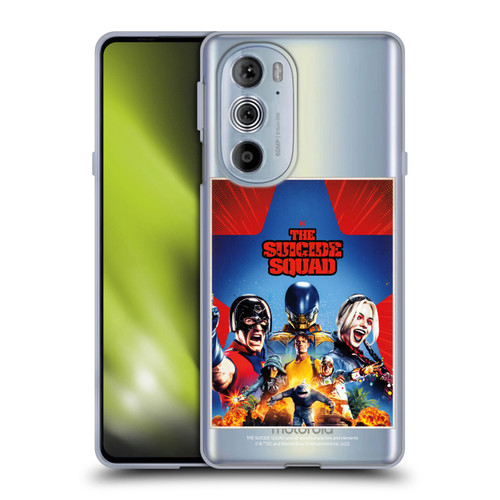 The Suicide Squad 2021 Character Poster Group Soft Gel Case for Motorola Edge X30