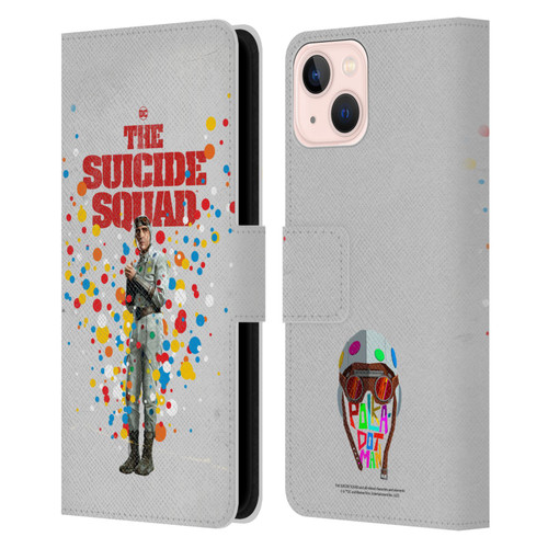 The Suicide Squad 2021 Character Poster Polkadot Man Leather Book Wallet Case Cover For Apple iPhone 13
