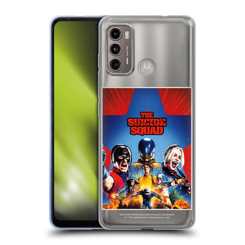 The Suicide Squad 2021 Character Poster Group Soft Gel Case for Motorola Moto G60 / Moto G40 Fusion