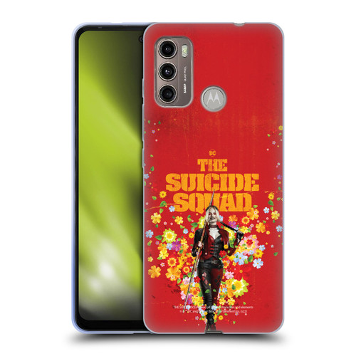 The Suicide Squad 2021 Character Poster Harley Quinn Soft Gel Case for Motorola Moto G60 / Moto G40 Fusion