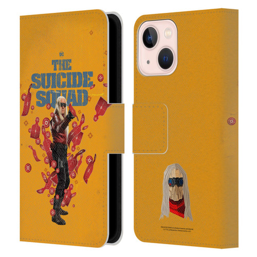 The Suicide Squad 2021 Character Poster Savant Leather Book Wallet Case Cover For Apple iPhone 13 Mini