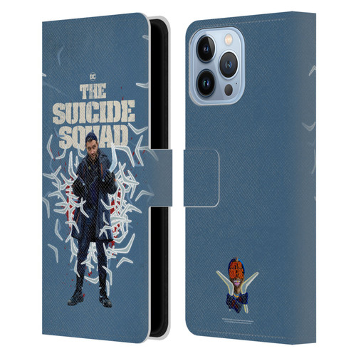 The Suicide Squad 2021 Character Poster Captain Boomerang Leather Book Wallet Case Cover For Apple iPhone 13 Pro Max