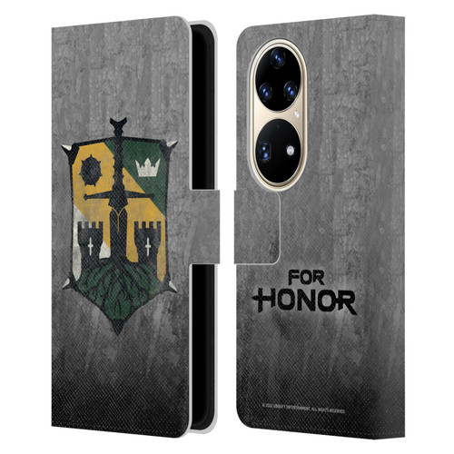 For Honor Icons Knight Leather Book Wallet Case Cover For Huawei P50 Pro