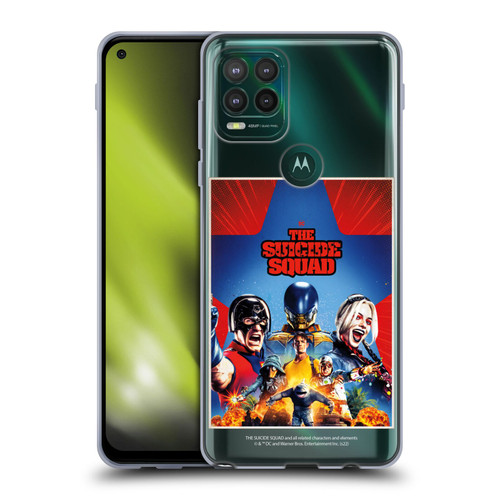 The Suicide Squad 2021 Character Poster Group Soft Gel Case for Motorola Moto G Stylus 5G 2021