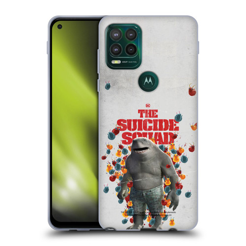 The Suicide Squad 2021 Character Poster King Shark Soft Gel Case for Motorola Moto G Stylus 5G 2021