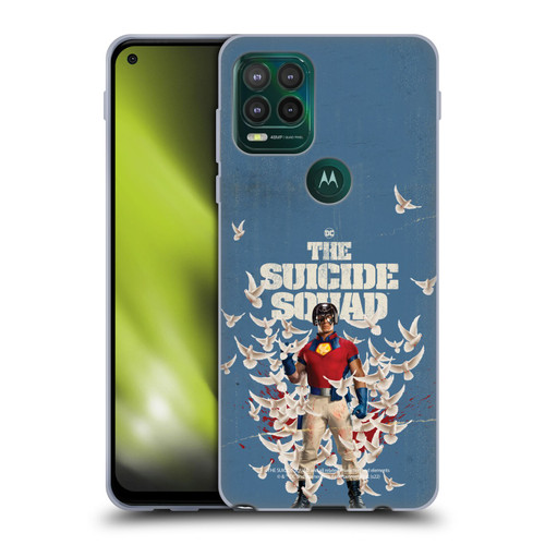 The Suicide Squad 2021 Character Poster Peacemaker Soft Gel Case for Motorola Moto G Stylus 5G 2021