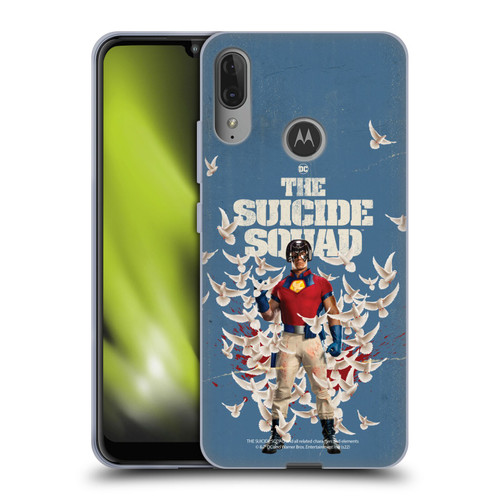 The Suicide Squad 2021 Character Poster Peacemaker Soft Gel Case for Motorola Moto E6 Plus