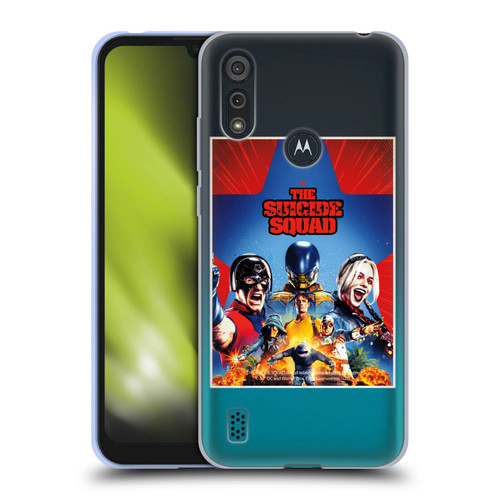 The Suicide Squad 2021 Character Poster Group Soft Gel Case for Motorola Moto E6s (2020)