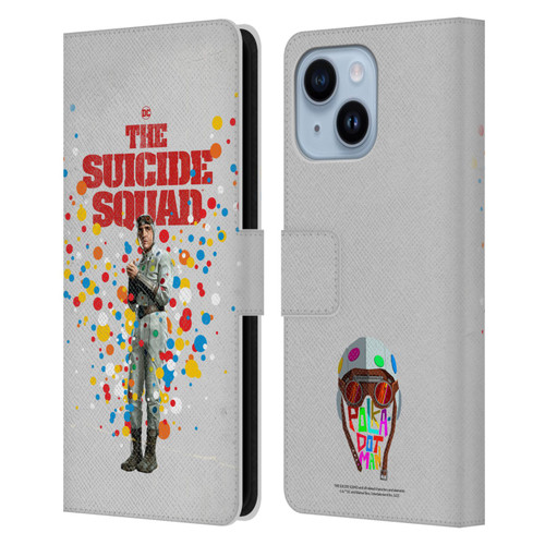 The Suicide Squad 2021 Character Poster Polkadot Man Leather Book Wallet Case Cover For Apple iPhone 14 Plus