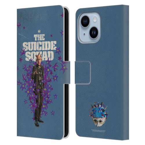 The Suicide Squad 2021 Character Poster Thinker Leather Book Wallet Case Cover For Apple iPhone 14 Plus