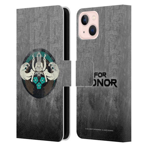 For Honor Icons Samurai Leather Book Wallet Case Cover For Apple iPhone 13