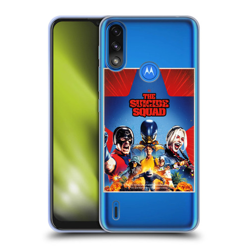The Suicide Squad 2021 Character Poster Group Soft Gel Case for Motorola Moto E7 Power / Moto E7i Power