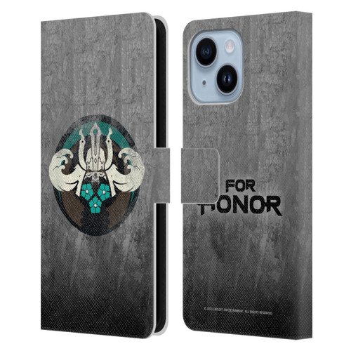 For Honor Icons Samurai Leather Book Wallet Case Cover For Apple iPhone 14 Plus