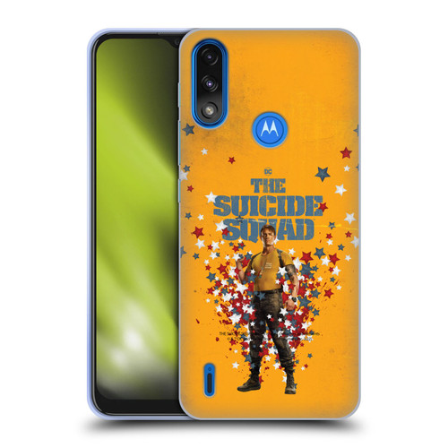 The Suicide Squad 2021 Character Poster Rick Flag Soft Gel Case for Motorola Moto E7 Power / Moto E7i Power