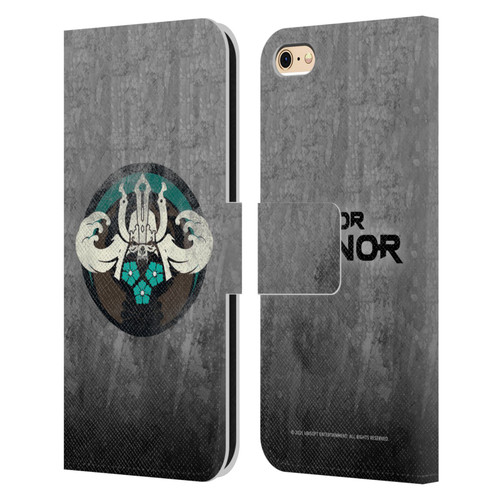 For Honor Icons Samurai Leather Book Wallet Case Cover For Apple iPhone 6 / iPhone 6s