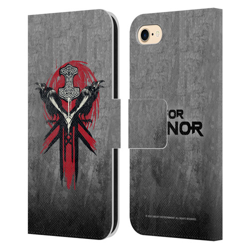 For Honor Icons Viking Leather Book Wallet Case Cover For Apple iPhone 7 / 8 / SE 2020 & 2022