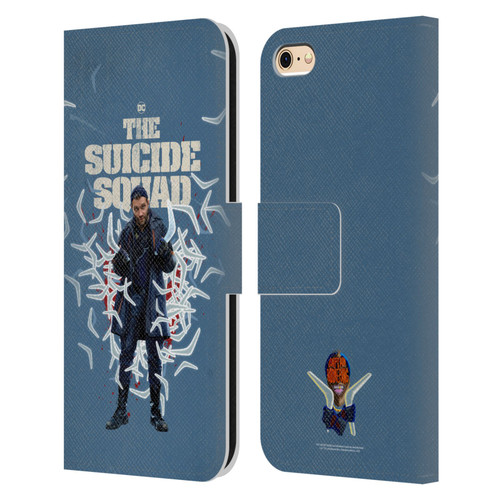 The Suicide Squad 2021 Character Poster Captain Boomerang Leather Book Wallet Case Cover For Apple iPhone 6 / iPhone 6s