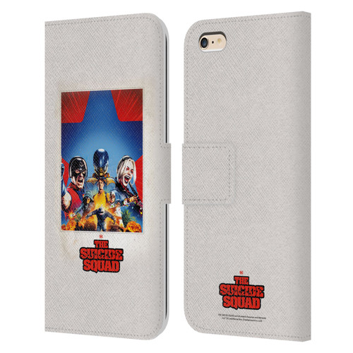 The Suicide Squad 2021 Character Poster Group Leather Book Wallet Case Cover For Apple iPhone 6 Plus / iPhone 6s Plus