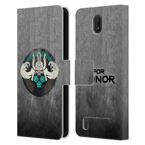 For Honor Icons Samurai Leather Book Wallet Case Cover For Nokia C01 Plus/C1 2nd Edition