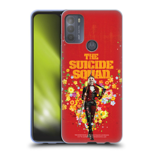 The Suicide Squad 2021 Character Poster Harley Quinn Soft Gel Case for Motorola Moto G50