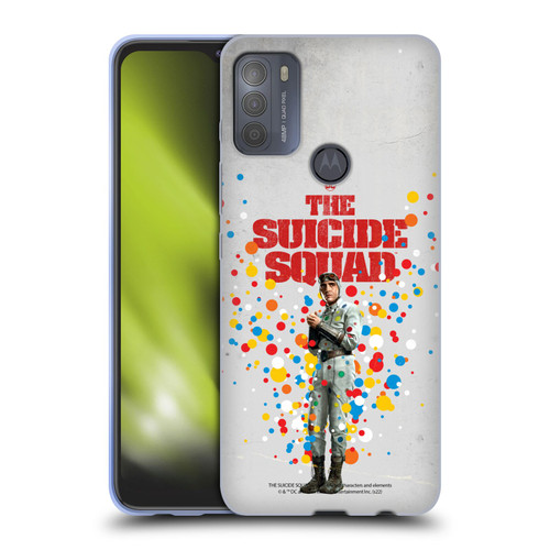 The Suicide Squad 2021 Character Poster Polkadot Man Soft Gel Case for Motorola Moto G50