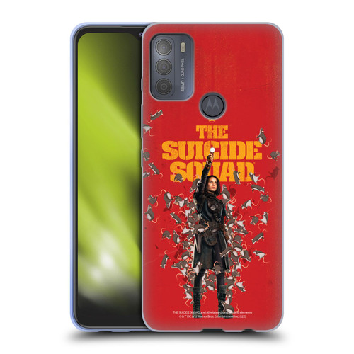 The Suicide Squad 2021 Character Poster Ratcatcher Soft Gel Case for Motorola Moto G50