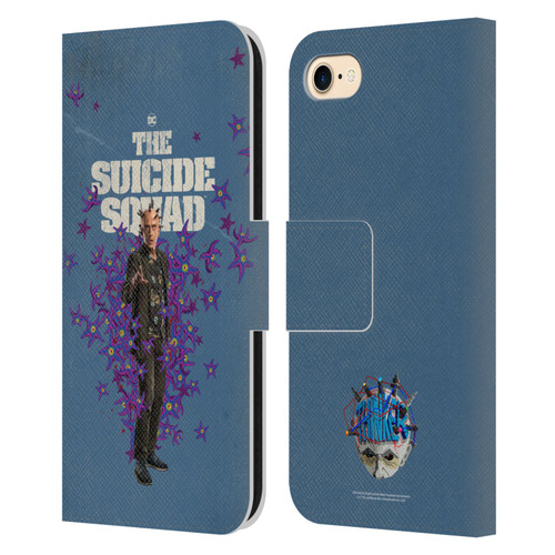 The Suicide Squad 2021 Character Poster Thinker Leather Book Wallet Case Cover For Apple iPhone 7 / 8 / SE 2020 & 2022