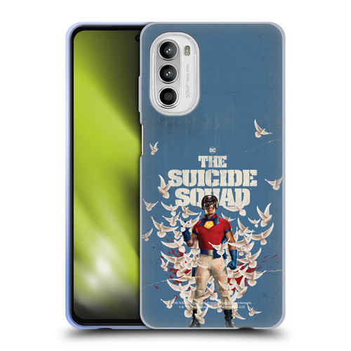 The Suicide Squad 2021 Character Poster Peacemaker Soft Gel Case for Motorola Moto G52