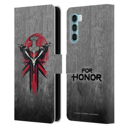 For Honor Icons Viking Leather Book Wallet Case Cover For Motorola Edge S30 / Moto G200 5G