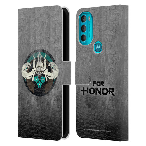 For Honor Icons Samurai Leather Book Wallet Case Cover For Motorola Moto G71 5G
