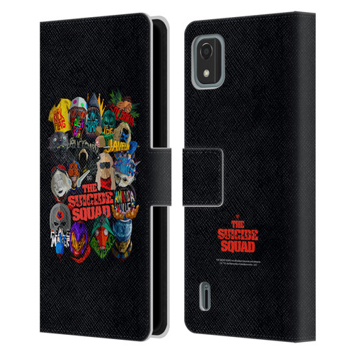 The Suicide Squad 2021 Character Poster Group Head Leather Book Wallet Case Cover For Nokia C2 2nd Edition