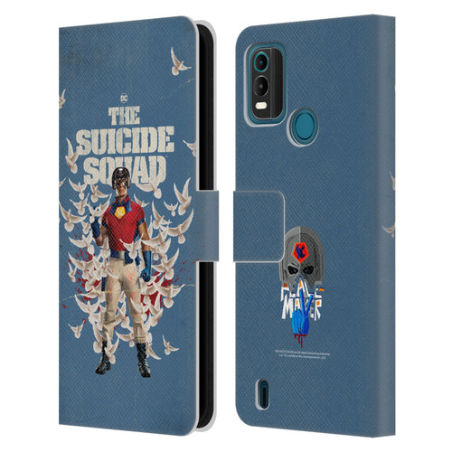 The Suicide Squad 2021 Character Poster Peacemaker Leather Book Wallet Case Cover For Nokia G11 Plus