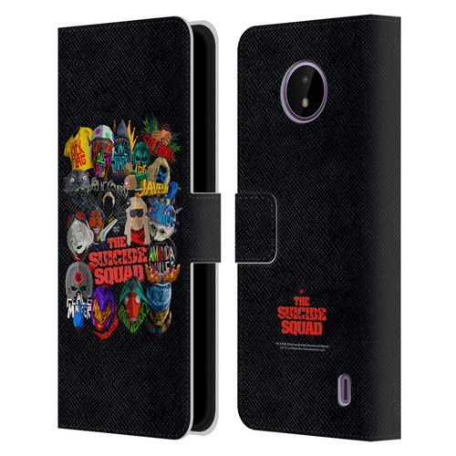 The Suicide Squad 2021 Character Poster Group Head Leather Book Wallet Case Cover For Nokia C10 / C20