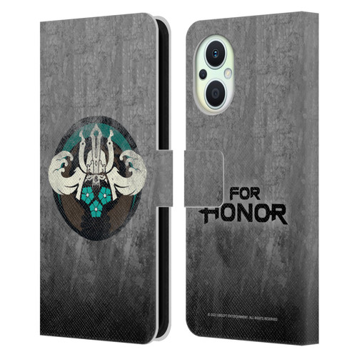 For Honor Icons Samurai Leather Book Wallet Case Cover For OPPO Reno8 Lite